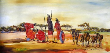 Forward Thinking de l’Afrique Peinture à l'huile